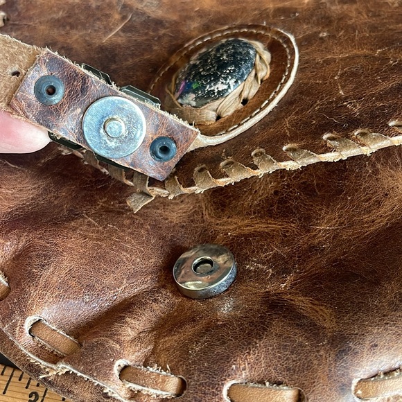 Leather Hobo Crossbody Bag - Picture 5 of 9